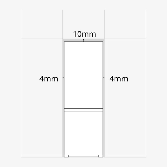 Khoảng hở lắp đặt trên Panasonic NR-BV372HGKV