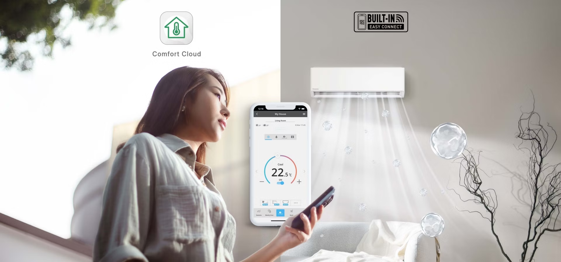 Kết nối và điều khiển điều hòa không khí mọi lúc mọi nơi – Panasonic U9BKH-8