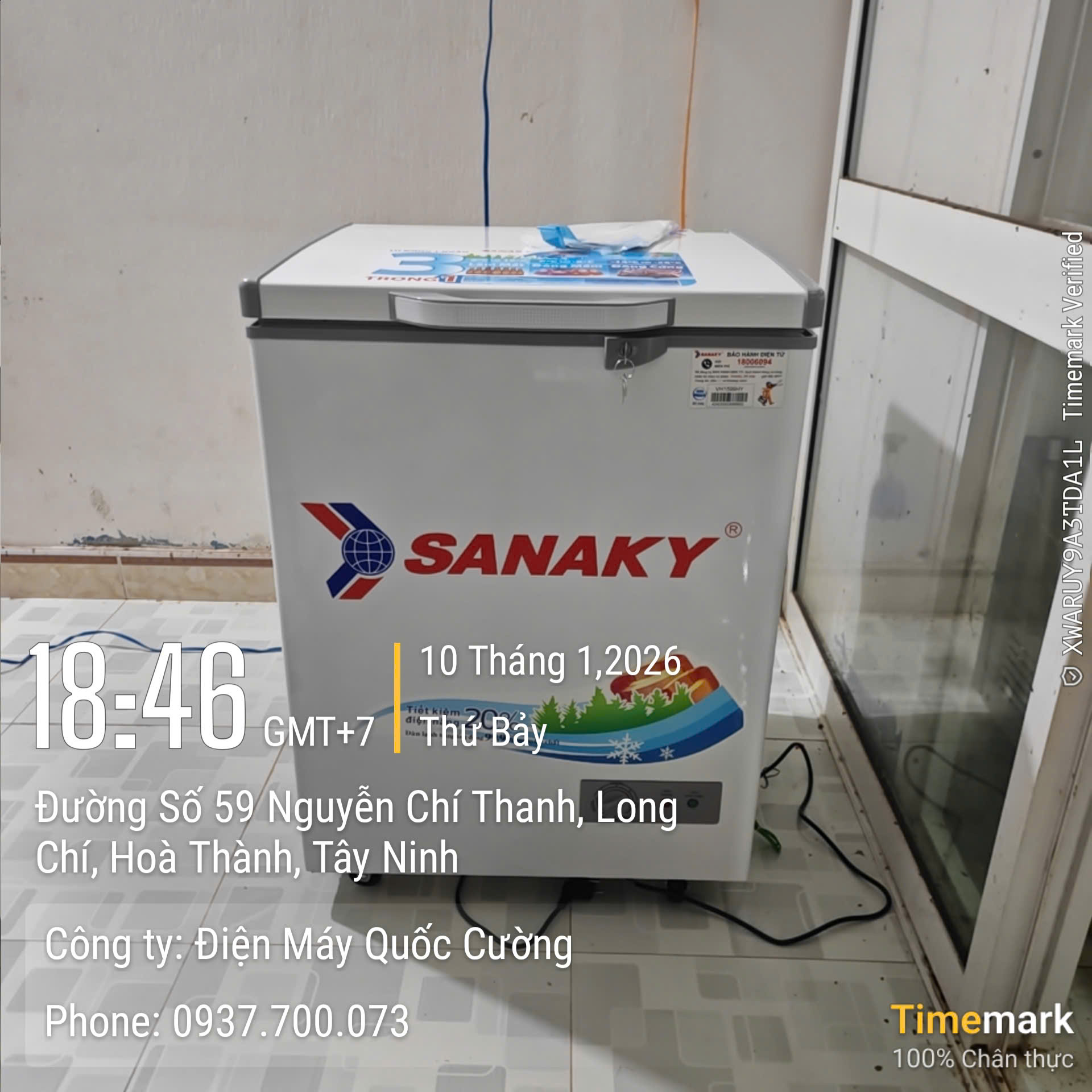 Tủ Đông Sanaky 100 Lít 1599HY