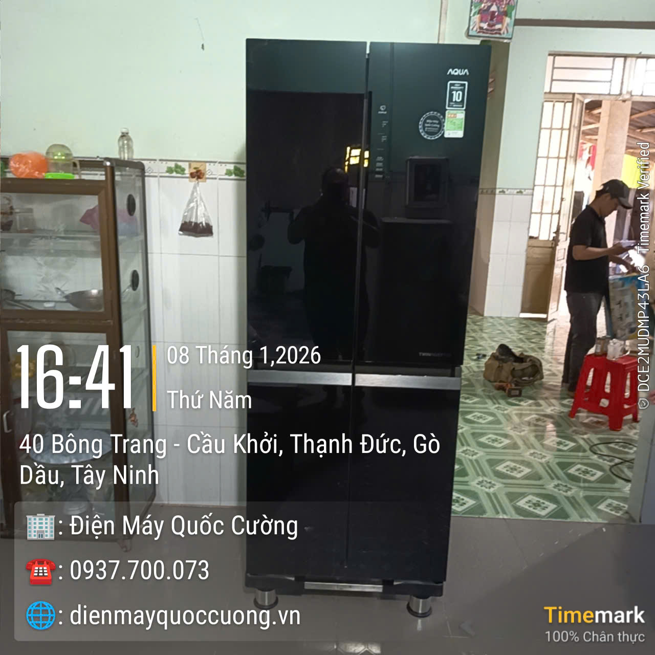 Tủ Lạnh Aqua Inverter 410 Lít AQR-M466XA(GB)