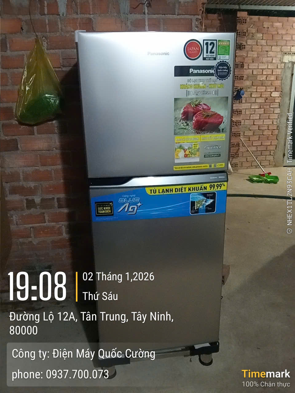 Tủ lạnh Panasonic Inverter 234 lít NR-TV261APSV