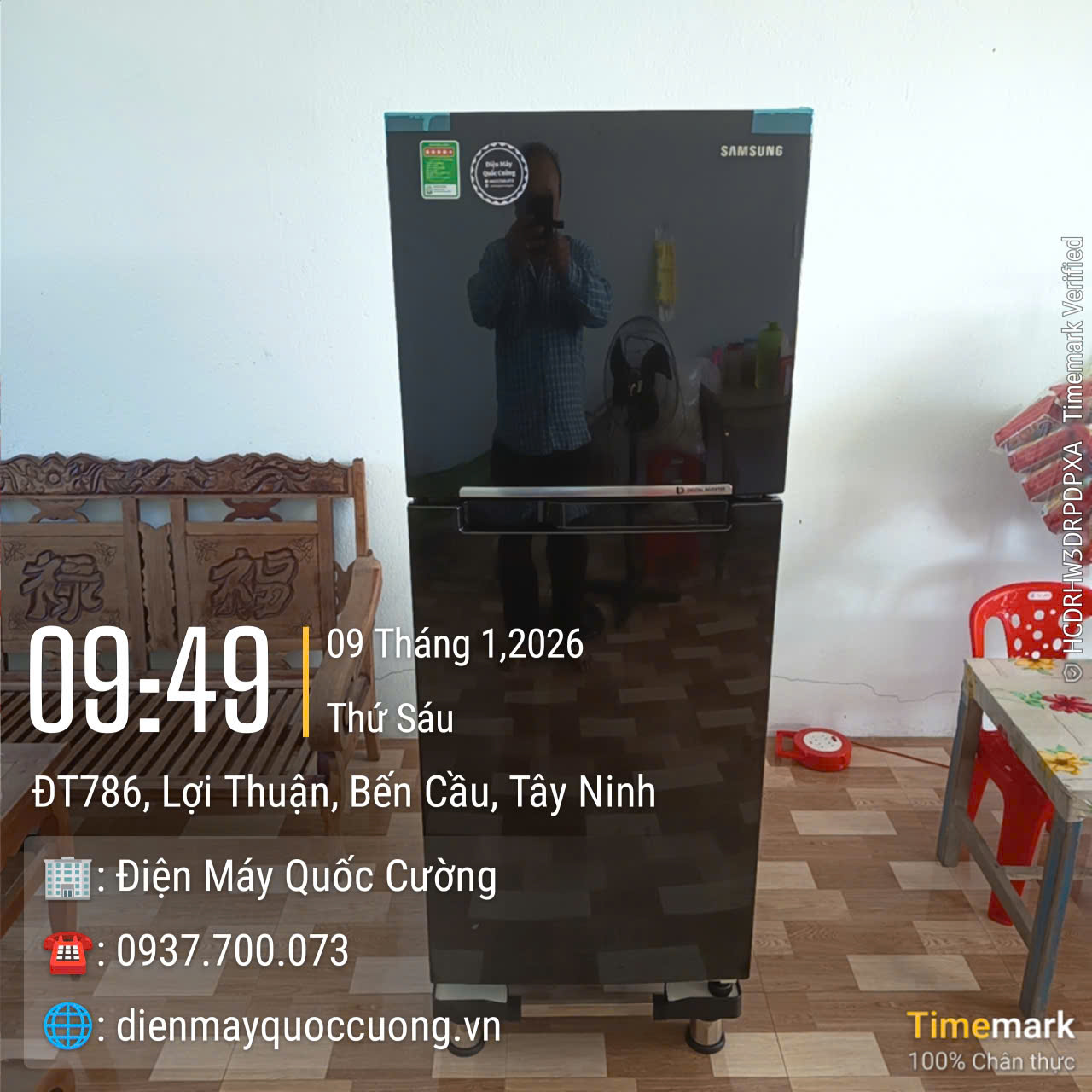 Tủ lạnh Samsung Inverter 208 lít RT20HAR8DBU/SV