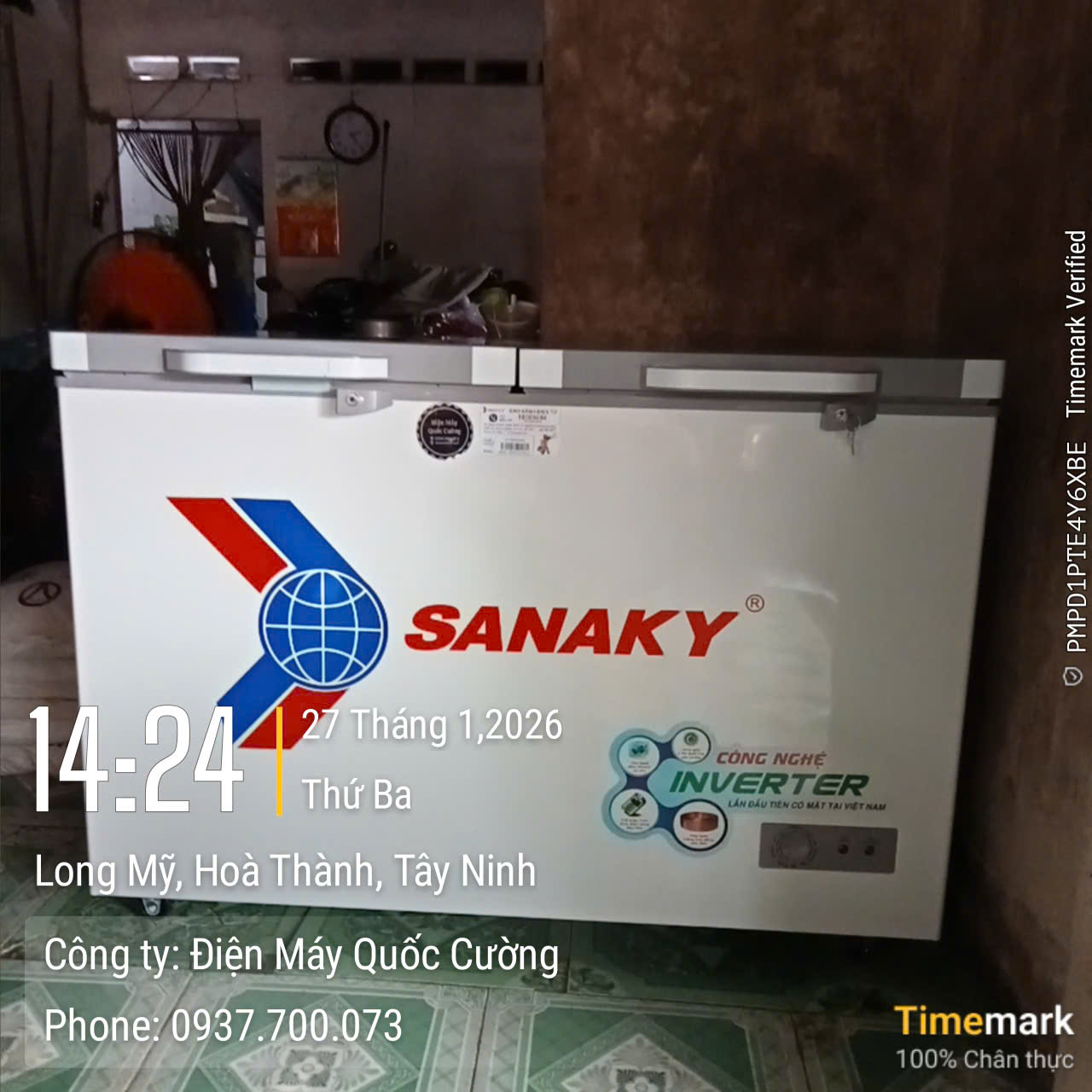 Tủ Đông Sanaky Inverter 270 Lít VH-3699A4K