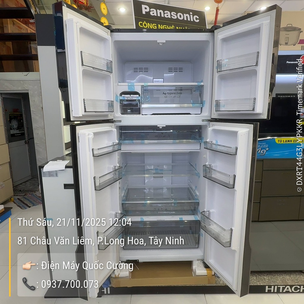 Tủ lạnh Panasonic Inverter 550 lít Multi Door NR-DZ601VGKV