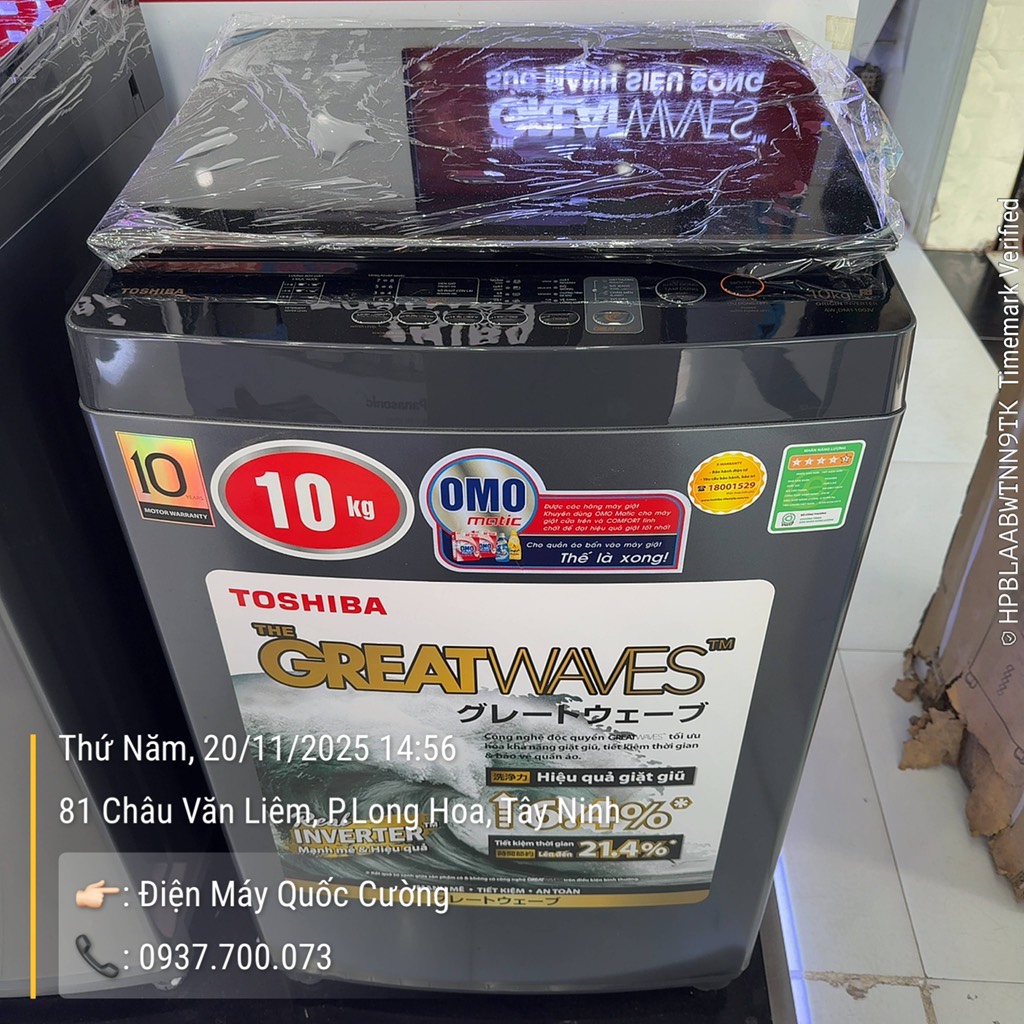 Máy giặt Toshiba inverter 10 kg AW-DM1100JV(MK)