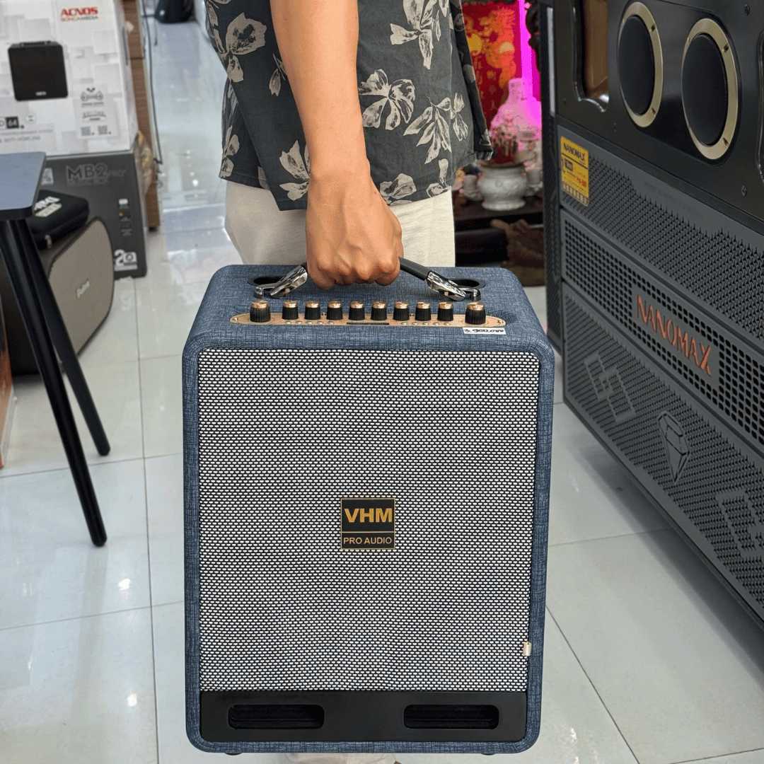 Loa Karaoke Xách Tay VHM 6502 Bass đôi 16cm