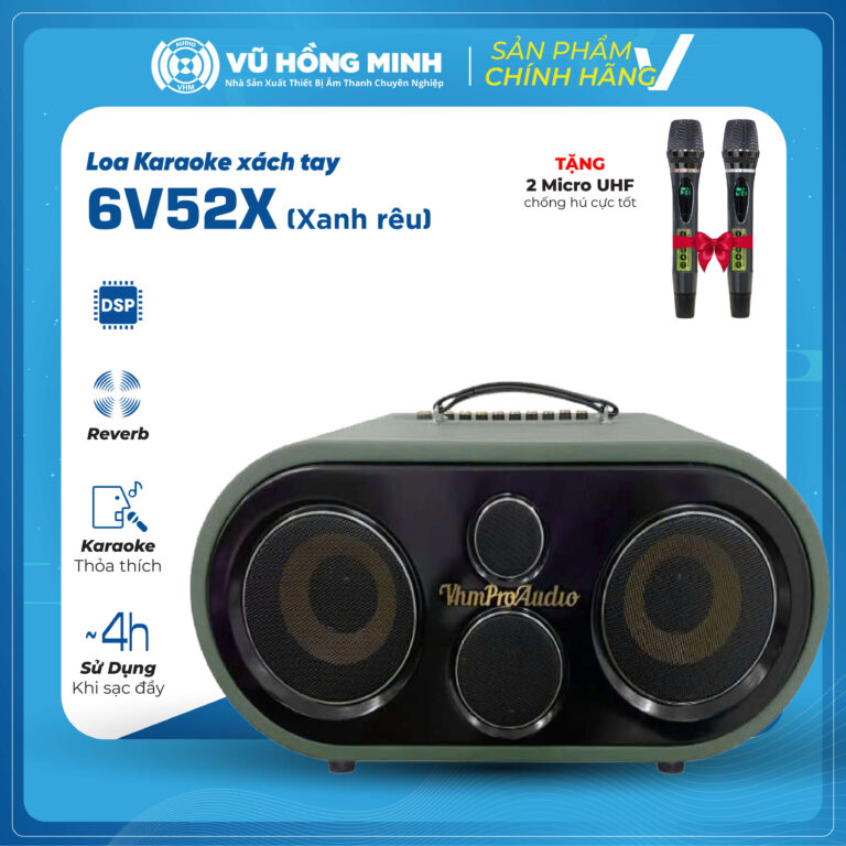 Loa Karaoke Xách Tay VHM 6V52X / Bảo hành 1 năm