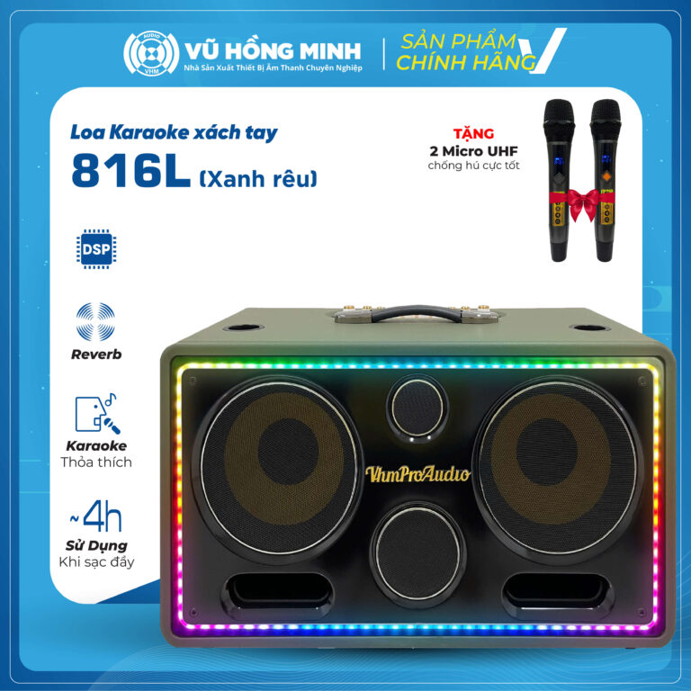 Loa Karaoke Xách Tay VHM Model: 816L