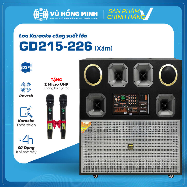Loa Karaoke Công Suất Lớn Model: GD215-226
