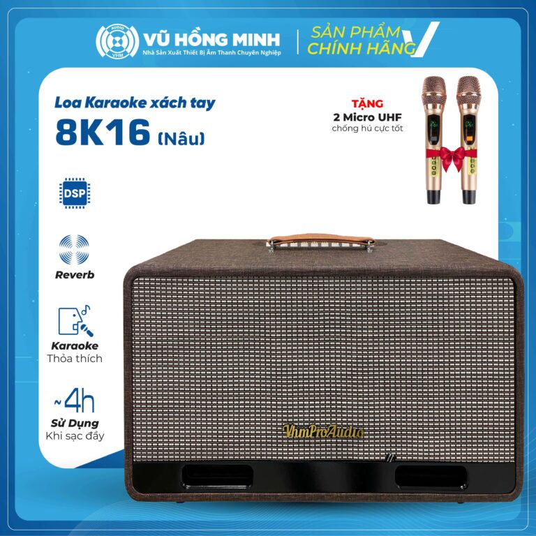 Loa Karaoke Xách Tay VHM Model: 8K16