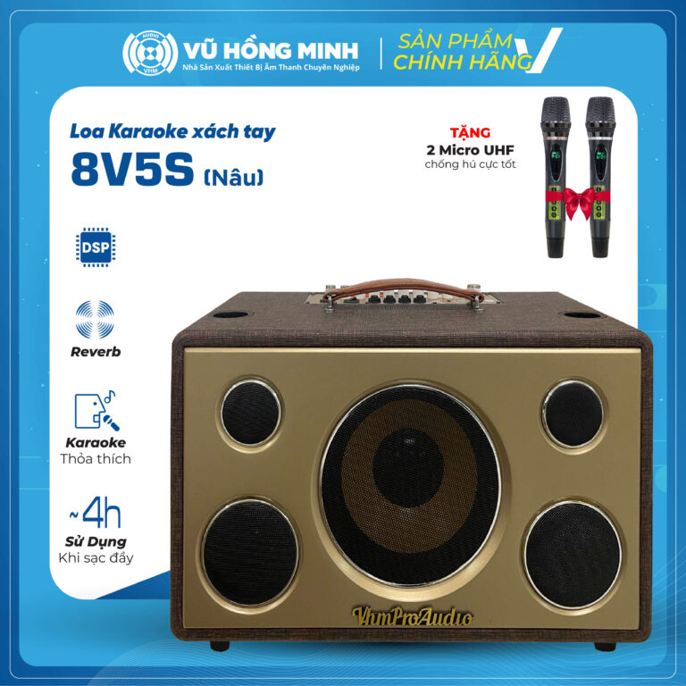 Loa Karaoke Xách Tay VHM Model: 8V5S