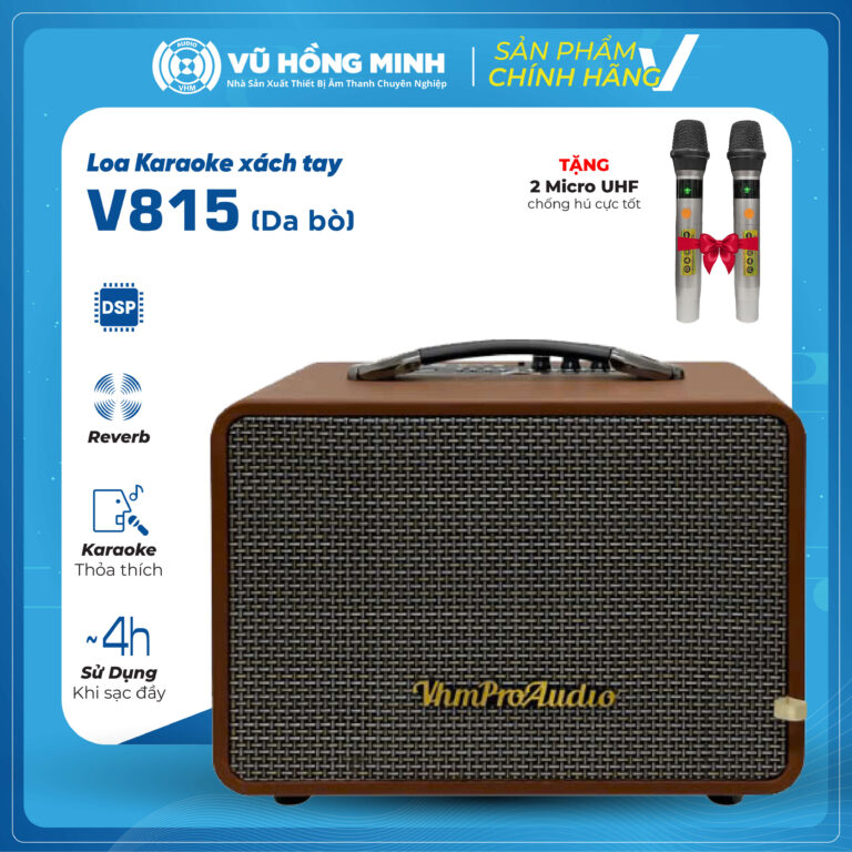 Loa Karaoke Xách Tay VHM Model: V815