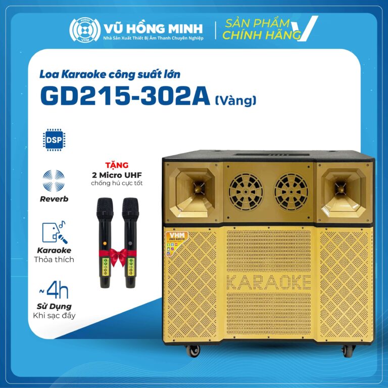 Loa Karaoke Công Suất Lớn Model: GD215-302A