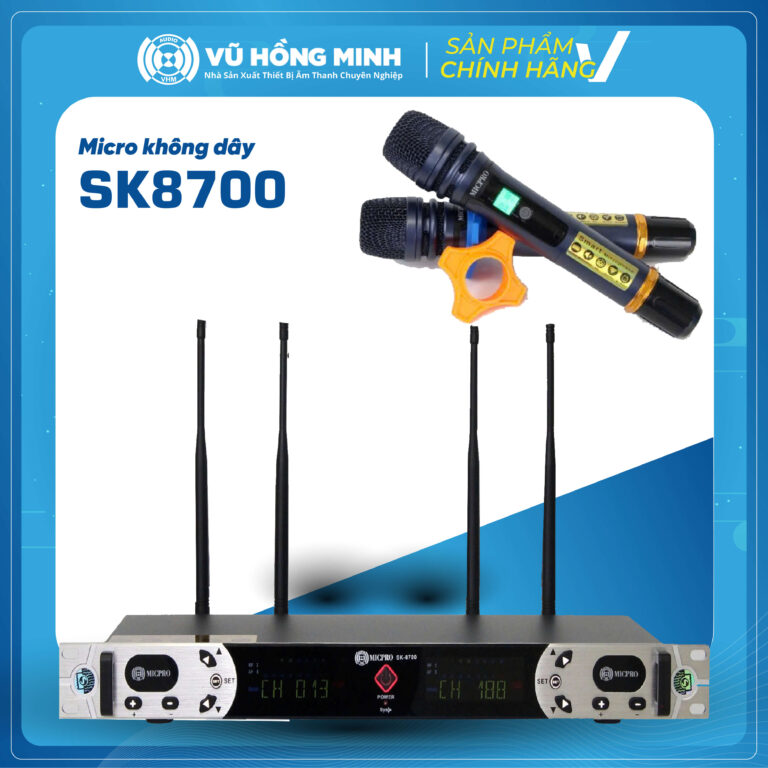 Micro Không Dây Model: SK8700