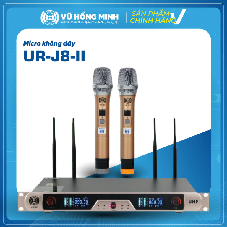 Micro Không Dây Model: UR-J8-II