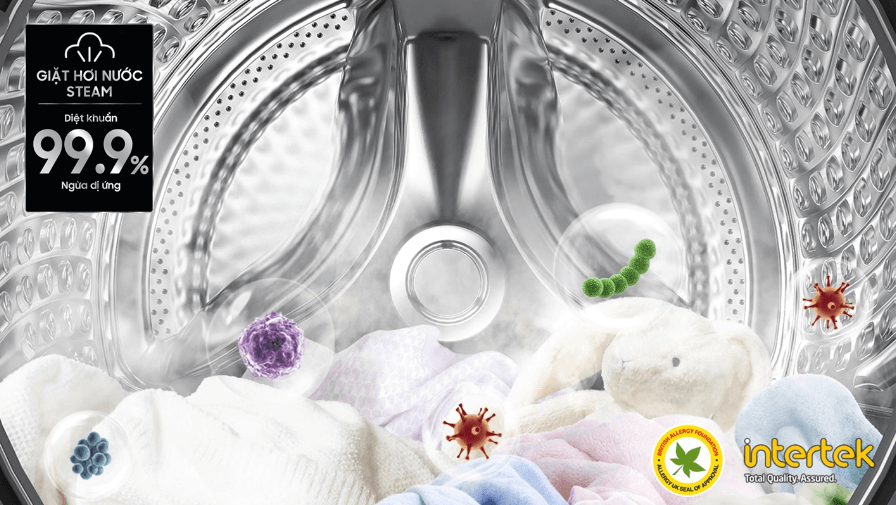 Giặt hơi nước Hygiene Steam trên Samsung WW10TA046AE/SV