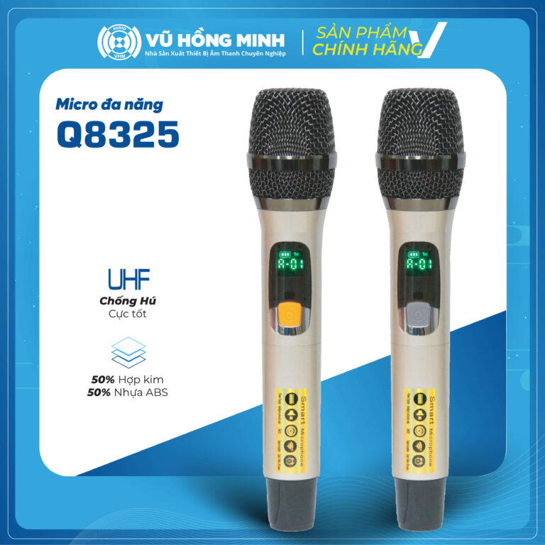 Micro Không Dây Đa Năng Model: Q8325