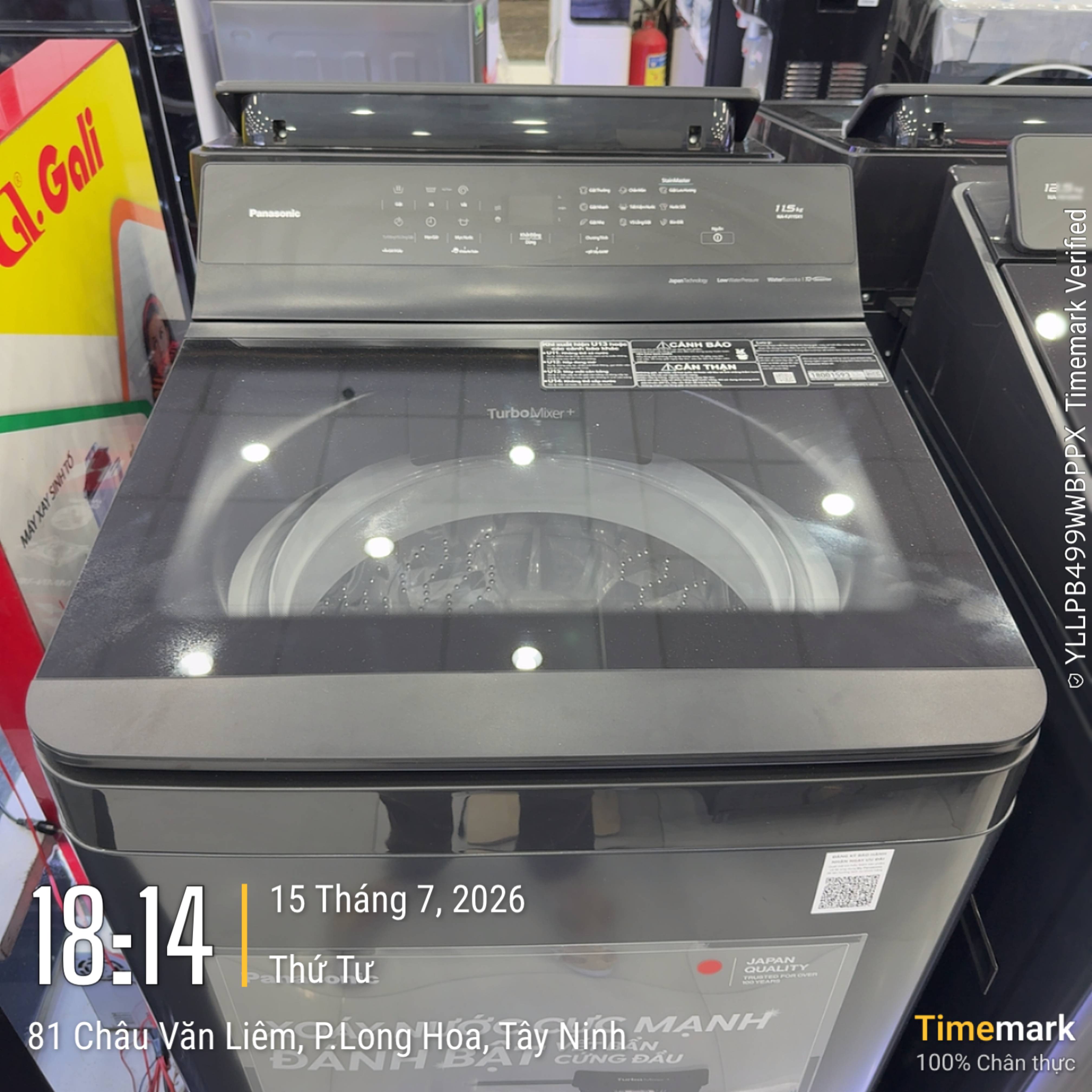 Máy giặt Panasonic Inverter 11.5 kg NA-FJ115X1BV