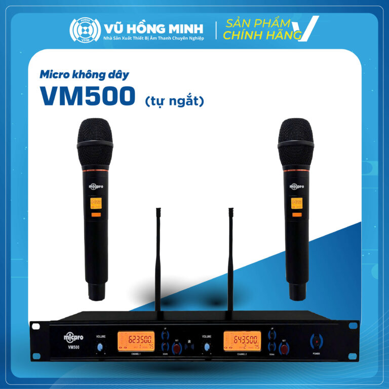 Micro Không Dây Model: VM500 (tự ngắt)