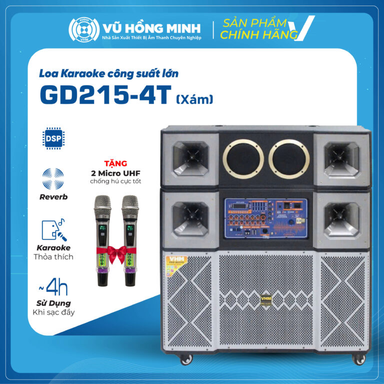 Loa Karaoke Công Suất Lớn Model: GD215-4T