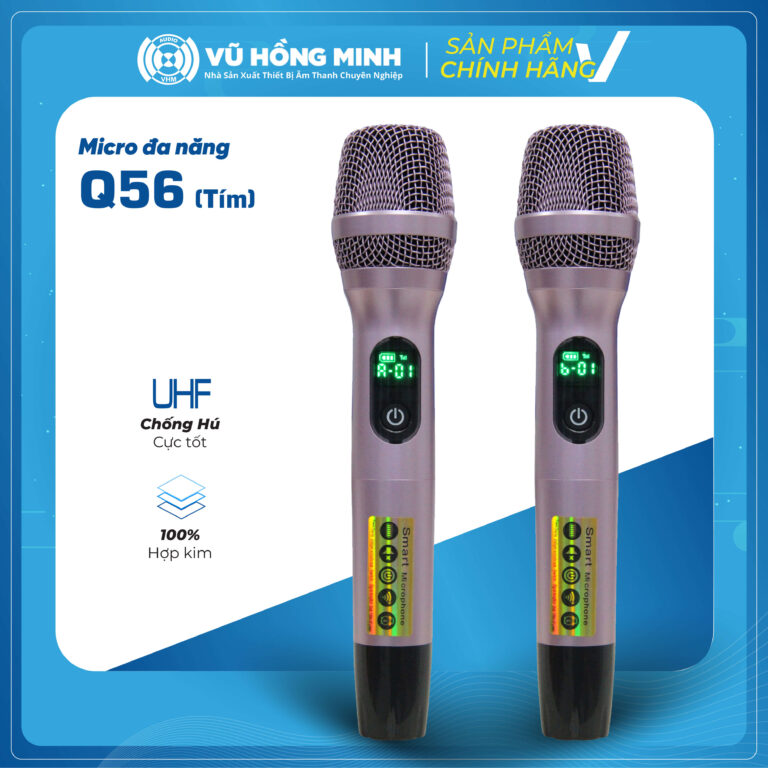 Micro Không Dây Đa Năng Model: Q56 (màu tím)