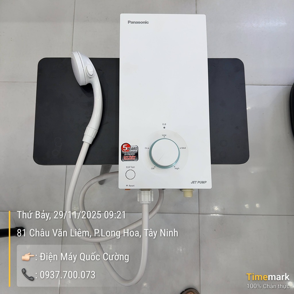 Máy nước nóng trực tiếp Panasonic 4500W DH-4VP1VW