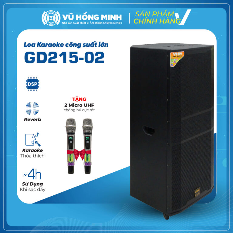 Loa Karaoke Công Suất Lớn Model: GD215-02