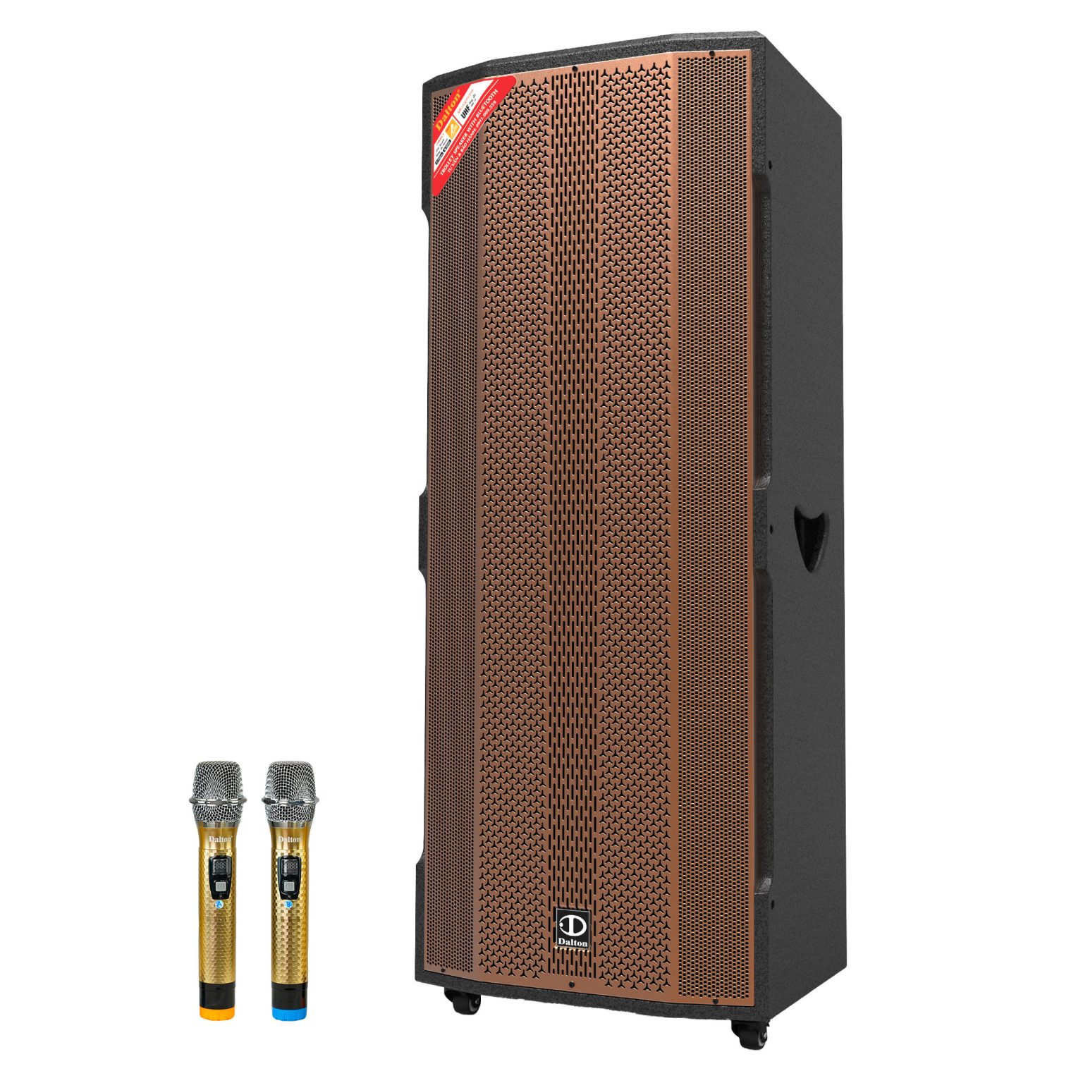 Loa kéo điện Dalton TS-15A2800 Bass đôi 40cm 1600W Karaoke Bluetooth