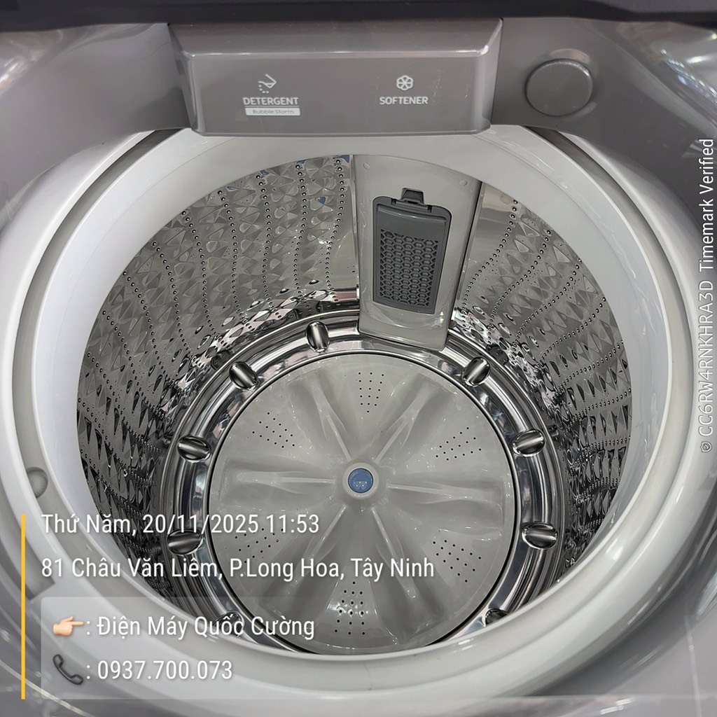 Máy giặt Samsung Inverter 17 kg WA17CG6442BDSV
