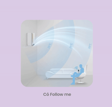 Follow Me của máy lạnh Comfee CFS-18VAFF-V