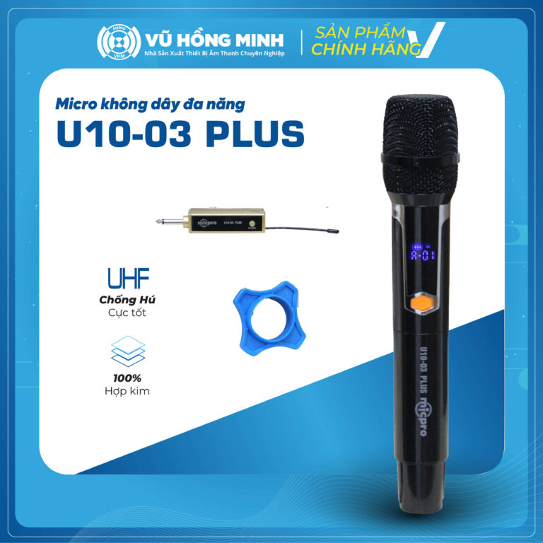 Micro Không Dây Đa Năng Model: U10-03 PLUS