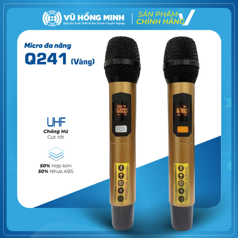 Micro Không Dây Đa Năng Model: Q241 (màu vàng)