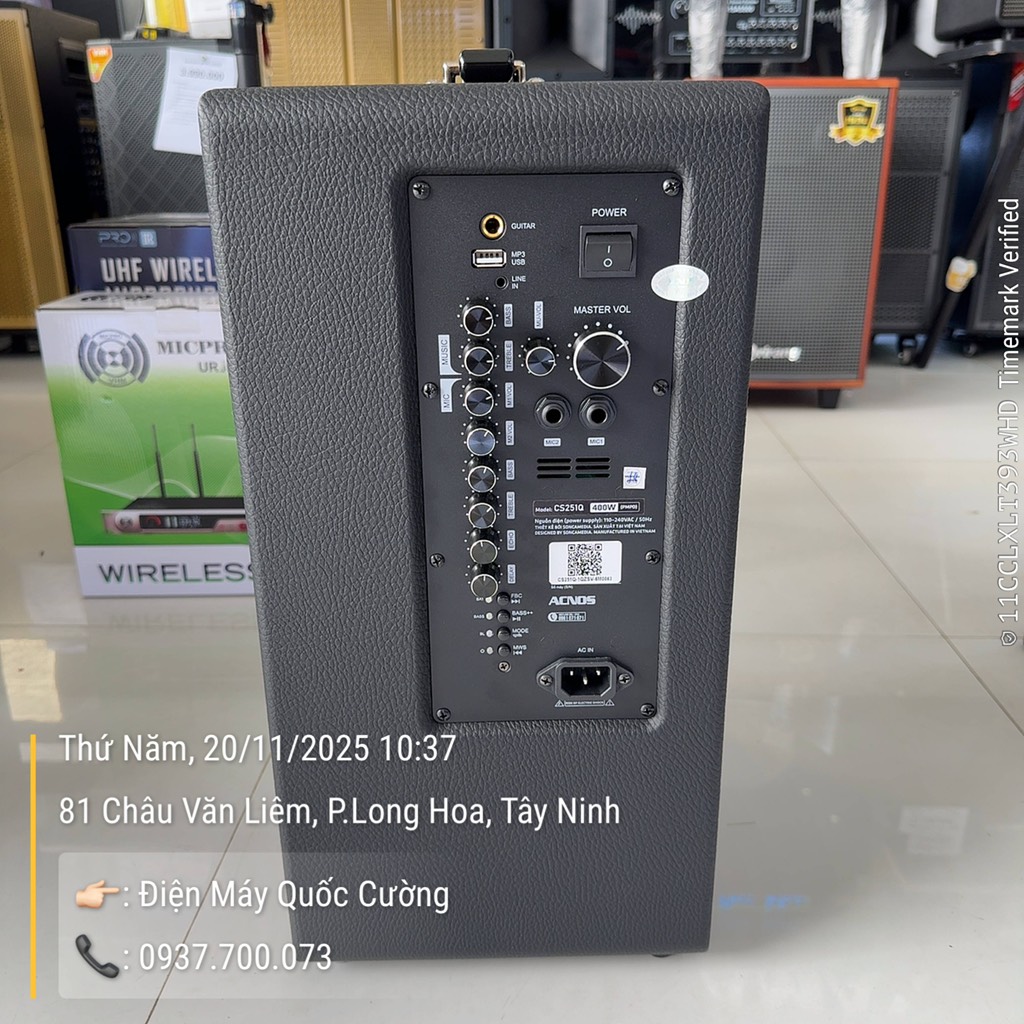 Loa karaoke xách tay Acnos CS251Q