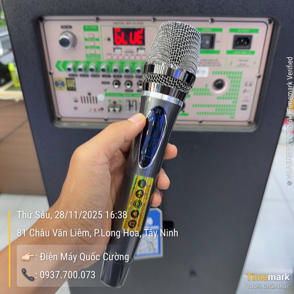 Loa karaoke kéo VHM GD215-04 Bass 40cm 600W