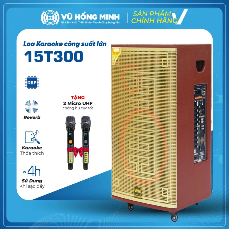 Loa Karaoke Di Động Model: 15T300 VHM