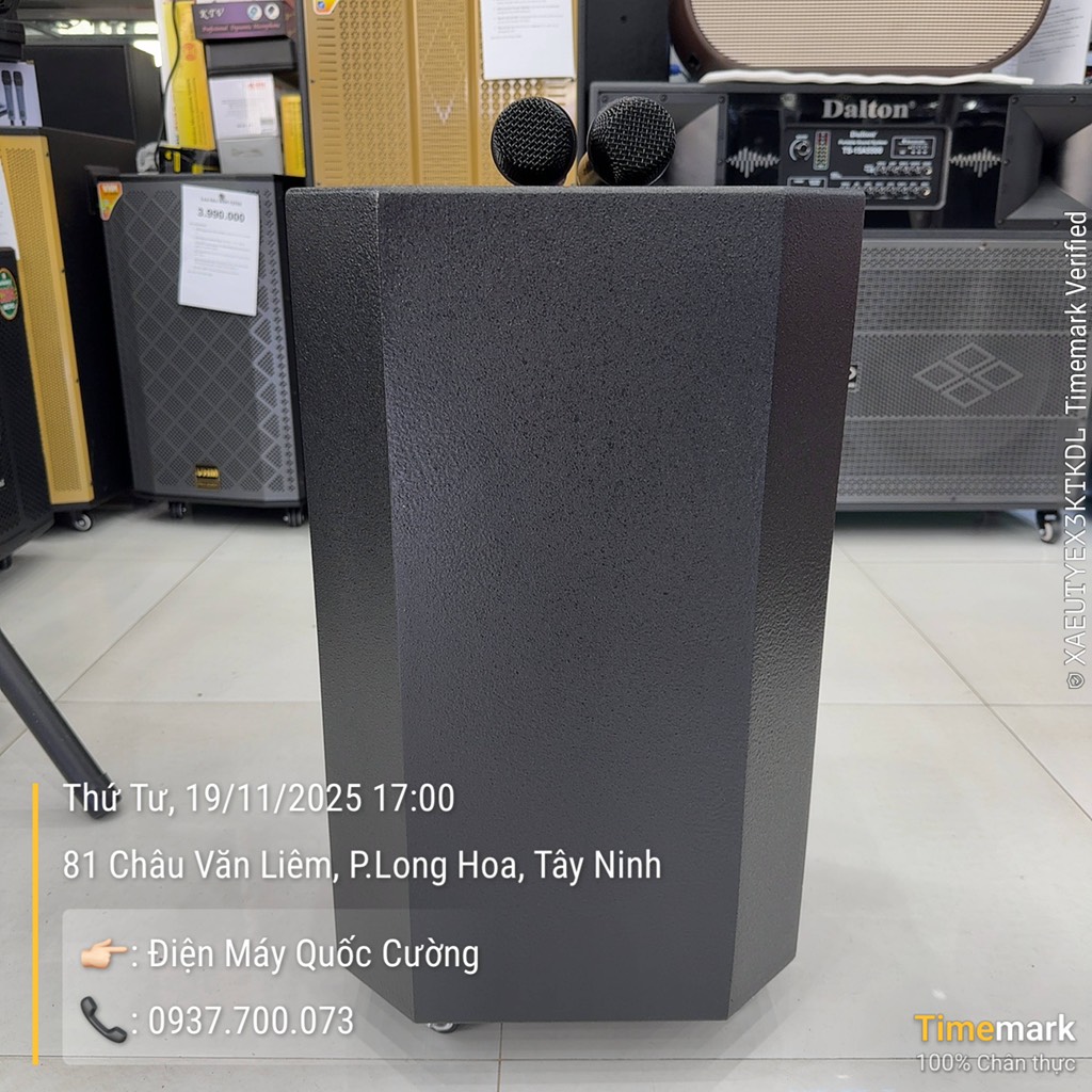 Loa karaoke Kéo Nanomax SK-12X5 Bass 30cm 400w