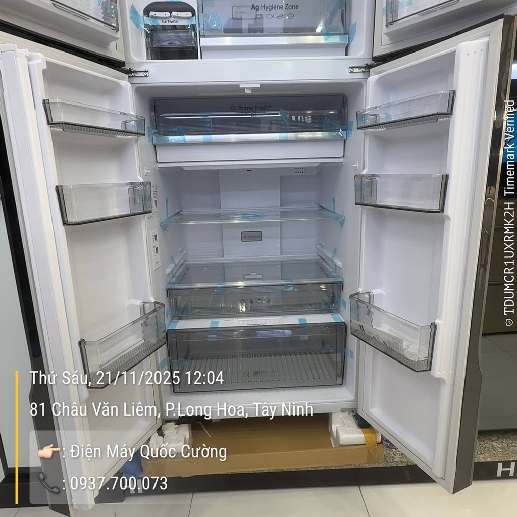 Tủ lạnh Panasonic Inverter 550 lít Multi Door NR-DZ601VGKV