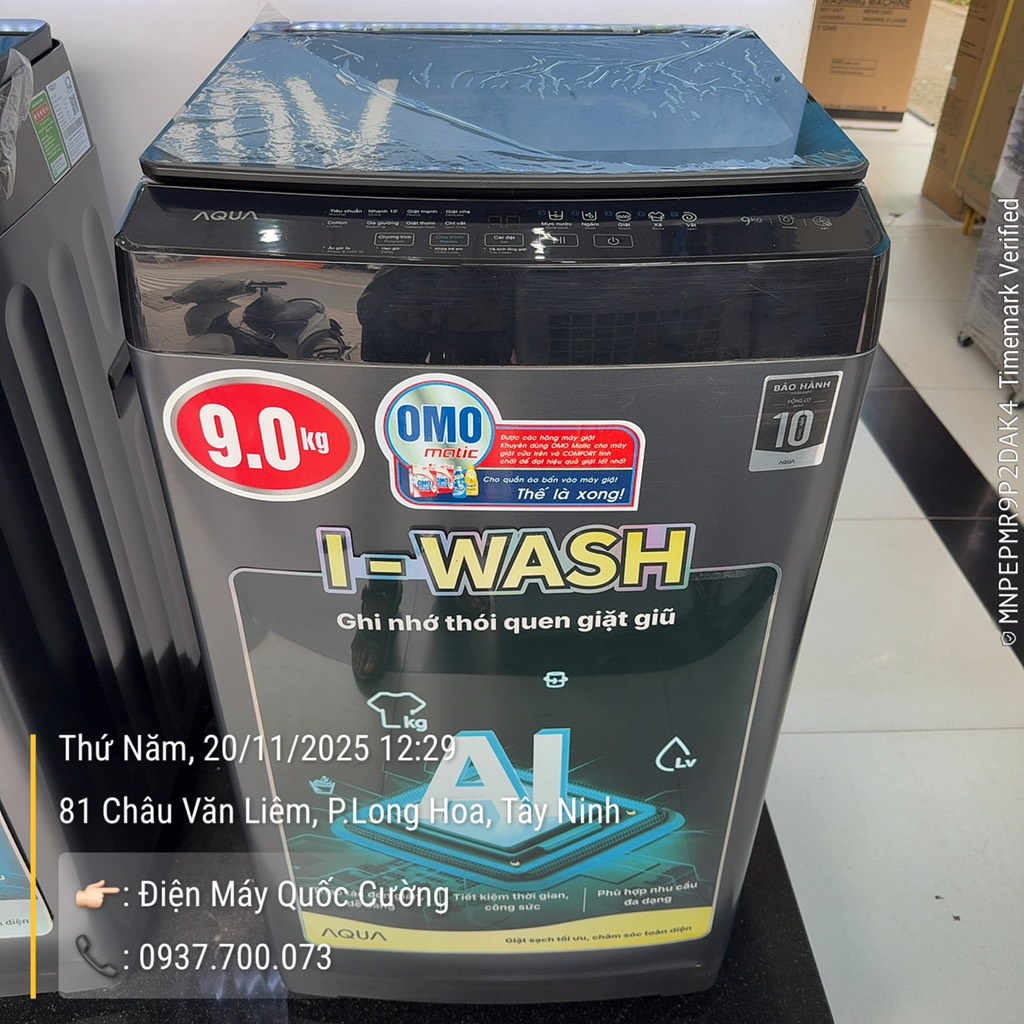 Máy giặt Aqua 9 kg AWM9-316K(B)