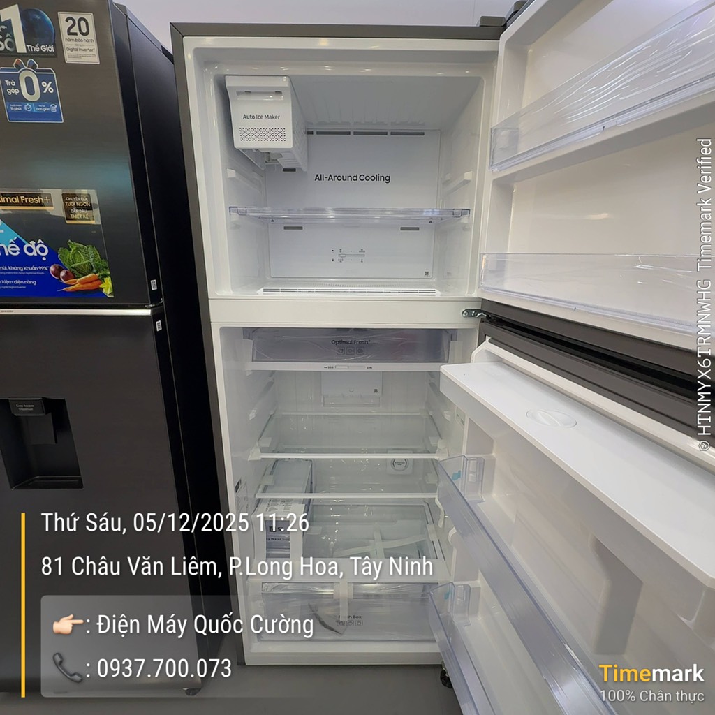 Tủ Lạnh Samsung RT38CG6584B1SV / 382 Lít / Đá tự động / Lấy nước ngoài / Cấp đông mềm / Bảo hành 2 năm