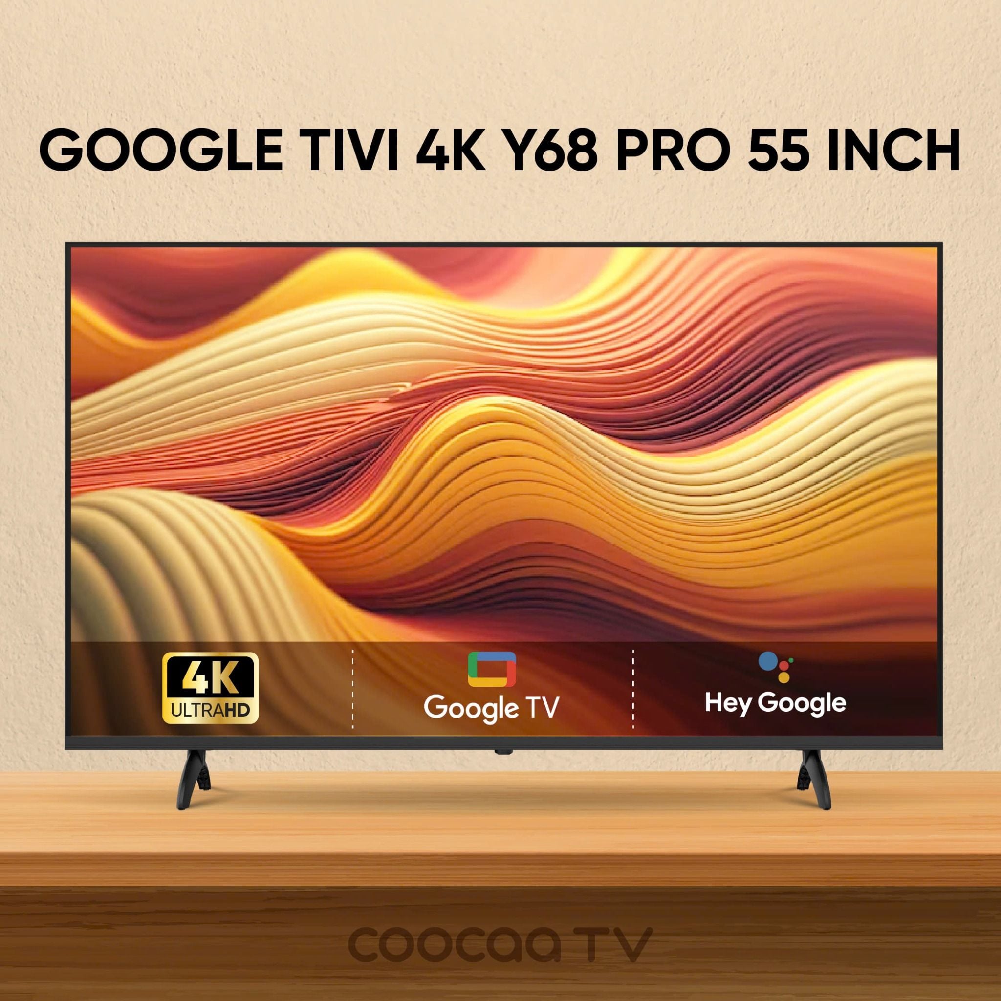 Google Tivi Coocaa QLED 4K 55 Inch 55Y68 Pro