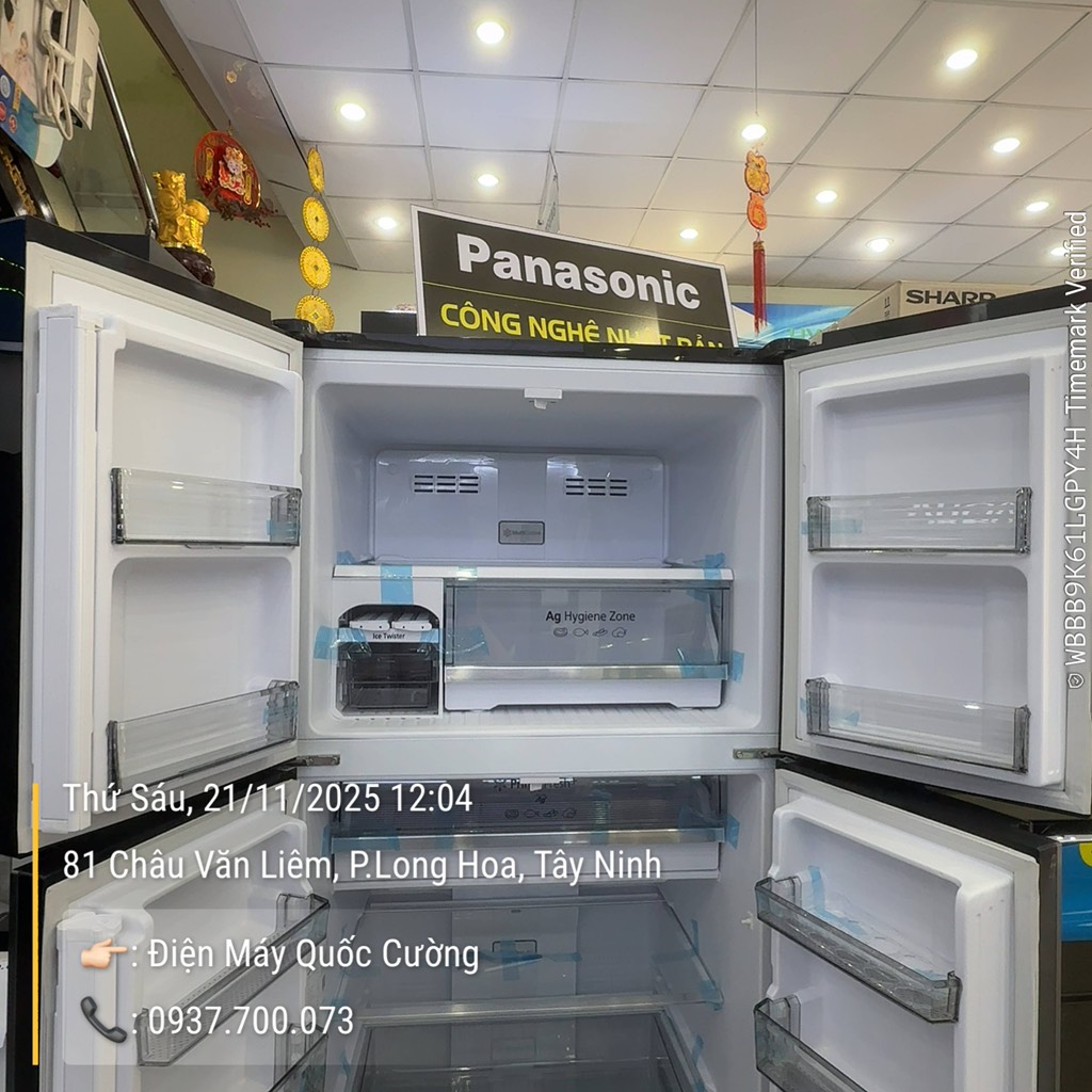Tủ lạnh Panasonic Inverter 550 lít Multi Door NR-DZ601VGKV