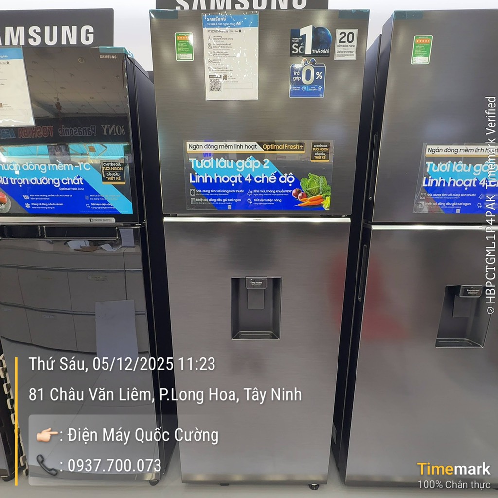Tủ Lạnh Samsung Inverter 345 Lít RT35CG5544B1SV