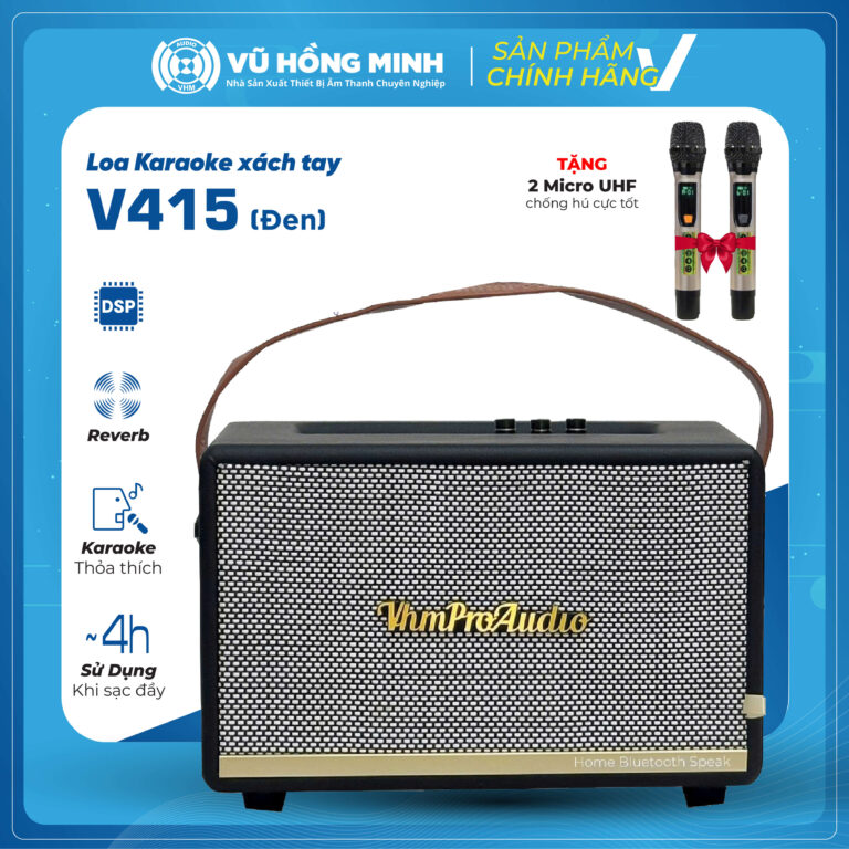 Loa Karaoke Xách Tay VHM Model: V415