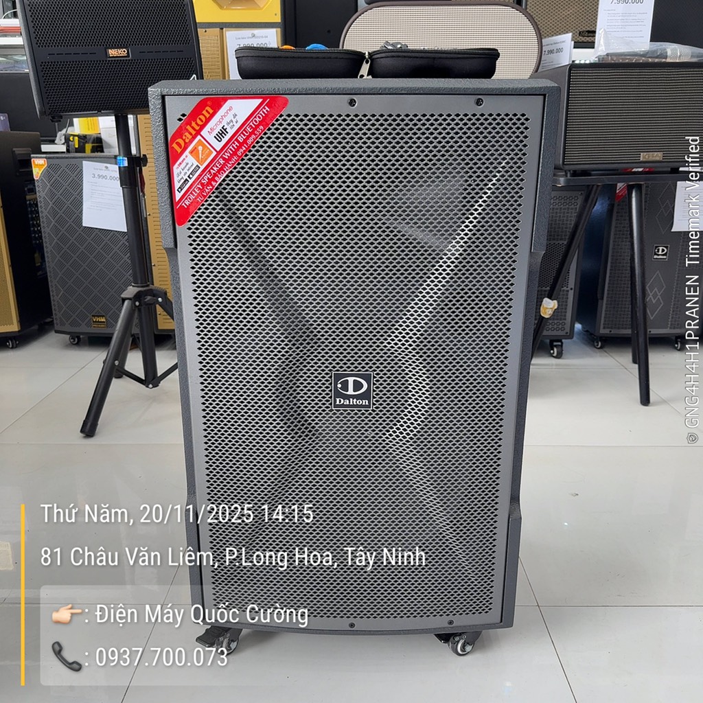 Loa karaoke kéo Dalton TS-15G700X 700W