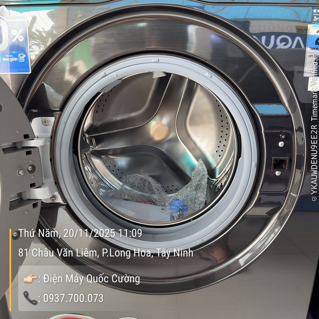 Máy giặt Samsung AI EcoBubble Inverter 10 kg WW10DG6U34LBSV