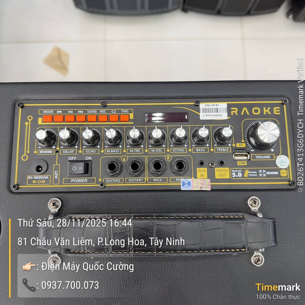 Loa Karaoke Xách Tay VHM Model: 8V8T