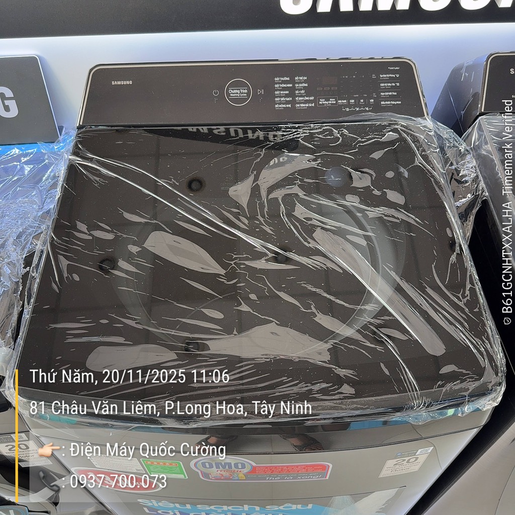 Máy Giặt Samsung Inverter 13 kg WA80F13S5BSV