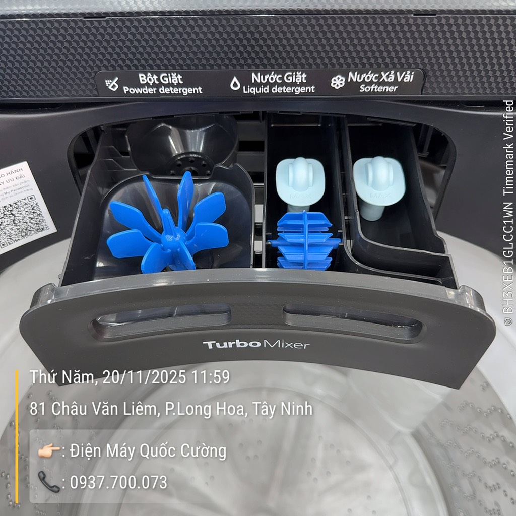 Máy Giặt Panasonic Inverter 11.5 Kg NA-FD115V3BV