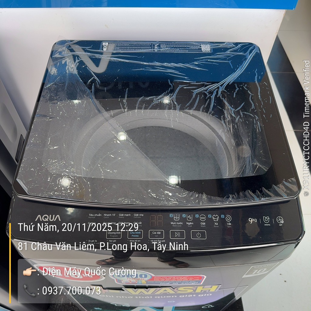Máy giặt Aqua 9 kg AWM9-316K(B)