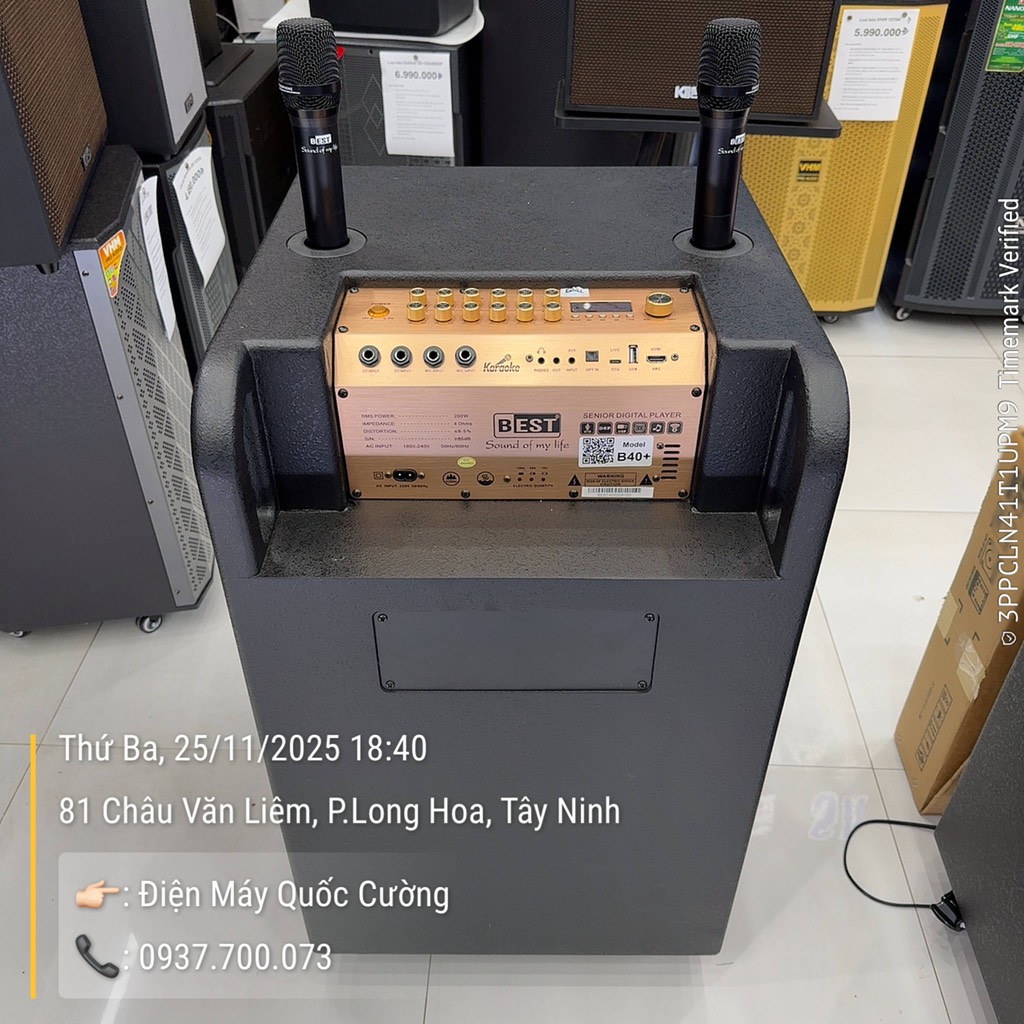 Loa karaoke kéo BEST B40+ 700W